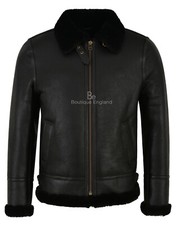 Mens B3 Sheepskin Jacket Black