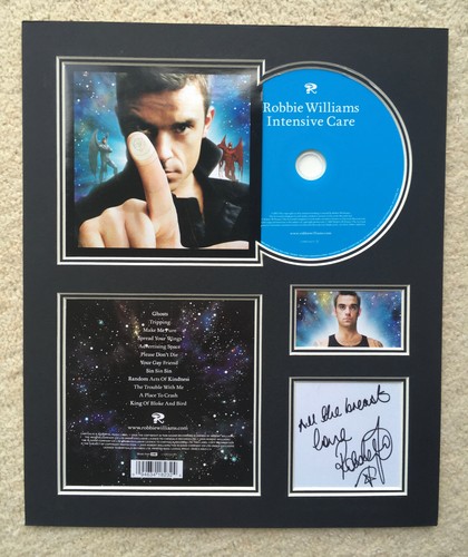 Robbie williams signed - williams,
