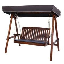 NNEDSZ Wooden Swing Chair