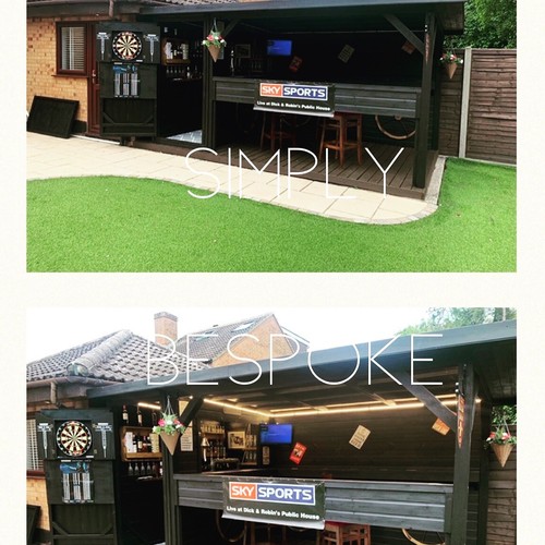 Garden bar hot tub - garden,