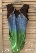girls sleeveless gymnastics leotard