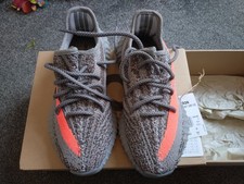 adidas Yeezy Boost 350 V2 Carbon Beluga / Grey / Red UK Size 5 (Run Small)