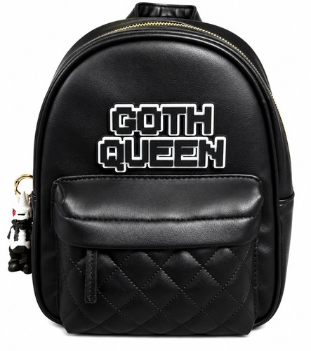 Goth queen backpack bag - bag, black