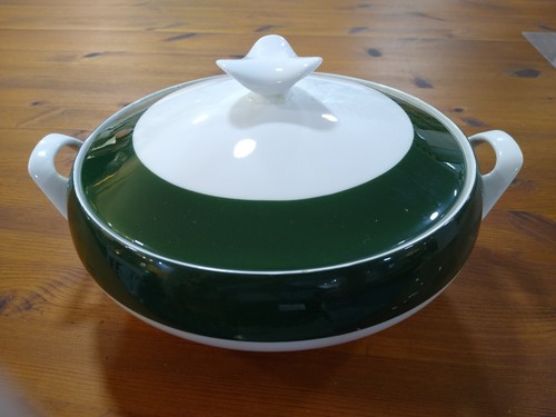 Vintage spode lidded green - spode,