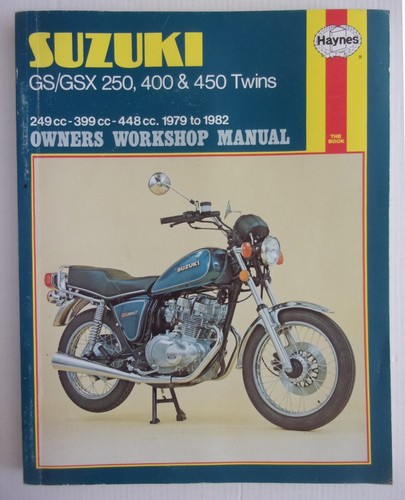 Haynes suzuki gsx 250 400 - suzuki, gs
