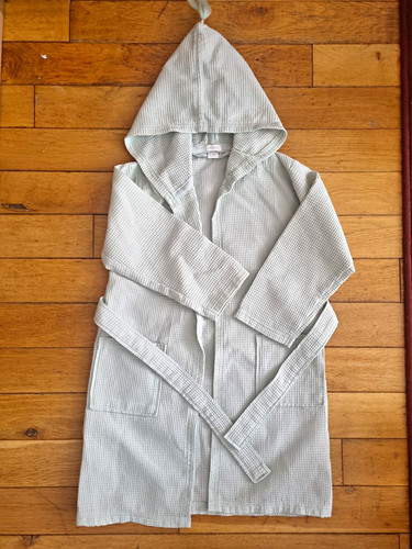 Home baby hooded waffle - hooded,