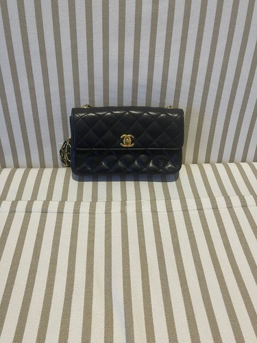Vintage black chanel quilted - vintage,