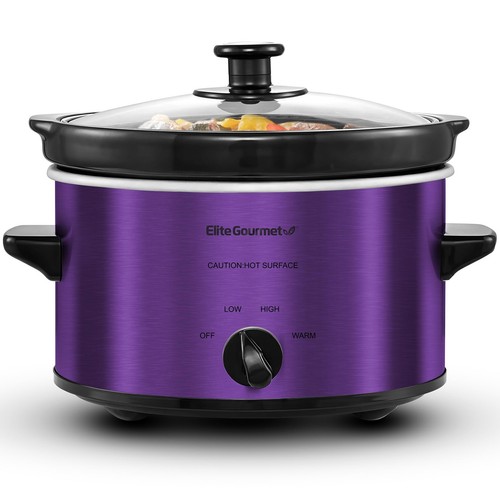Elite gourmet quart purple - 2,