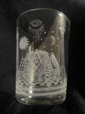 ANTIQUE MASONIC WHISKY DRAM