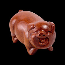 Chinese Carved Wooden Small