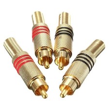 Pack RCA Phono Male Plug