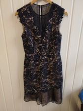 Reiss Layered Lace Sleeveless