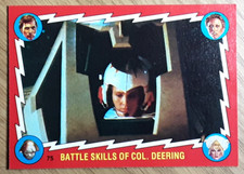 1979 Buck Rogers Card 75 BATTLE SKILLS OF COL. DEERING.