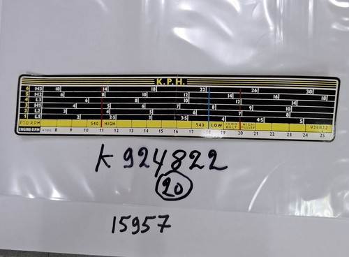 Nos tractor parts - parts, k924822