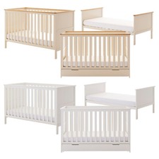 Obaby evie cot bed - obaby, white