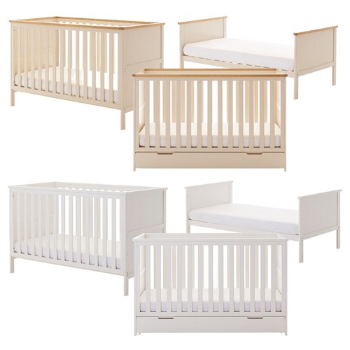 Obaby evie cot bed white - cot,