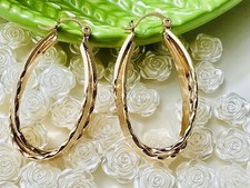 Ladies Oval Creoles  39mm