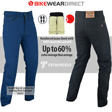 Motorbike Motorcycle Jeans Trousers Lined With Aramid CE Protective Biker Armour