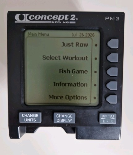 Concept2 pm3 rowing machine - concept2,