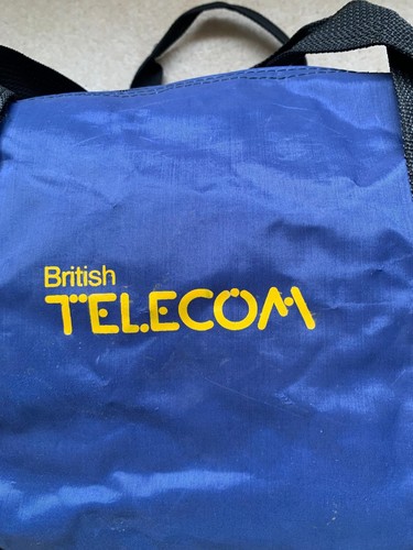 Vintage british telecom bag - british,