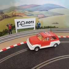 Scalextric Metro 6R4. Total. Mighty Metro. C214. Red. Slot Car. Vintage.