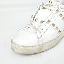 Valentino white leather - white,