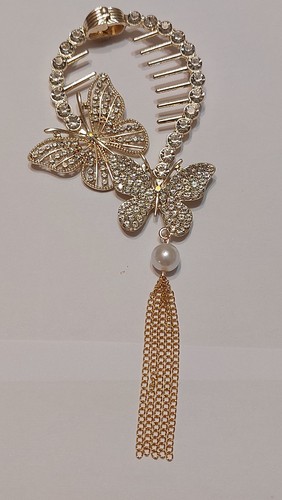 Ladies rhinestone crystal hair - ladies,
