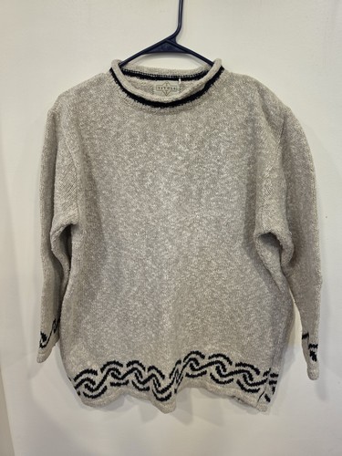 Tivoli hand knit sweater - tivoli, lg