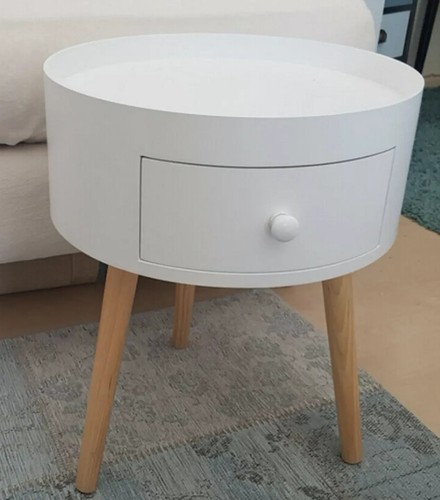 Small round side table - side, vintage