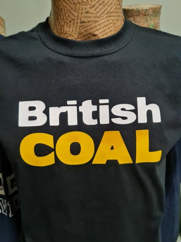 British coal tee shirt - coal,