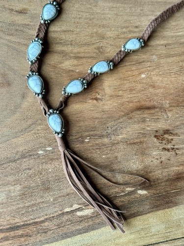 Western craft silver tone faux - western,