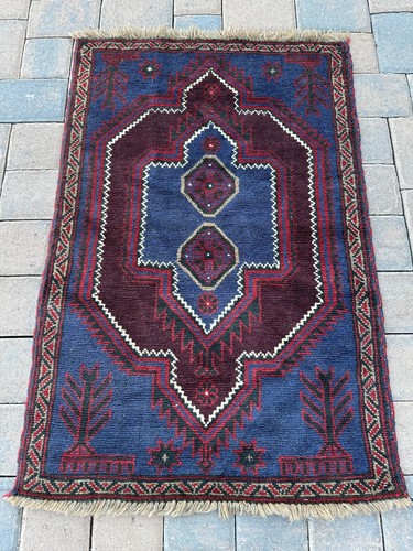 Handmade vintage blue purple - handmade,