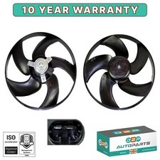 RADIATOR COOLING FAN MOTOR FOR PEUGEOT 206 VAN, 206 HATCHBACK & 206 CC 125383