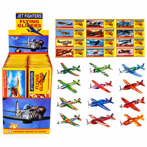 Jet fighter glider planes set - jet,