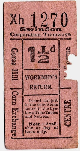 Tram ticket swindon - tram,