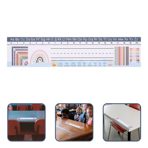 Classroom desk name plates - desk,
