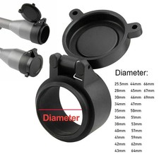 Rifle Scope Lens Cover Flip Up