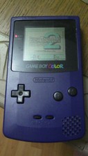 Gameboy colour console grape / purple fully tested + untested battery & charger