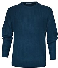Knitted Jumper Plain Crew Neck