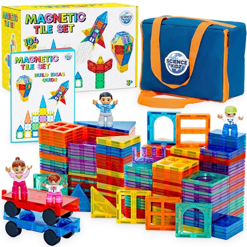 Science kidz magnetic tiles - science,