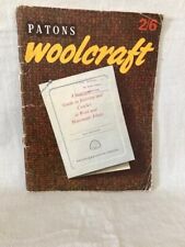 Vintage Patons Woolcraft Pattern Booklet 18th Edition