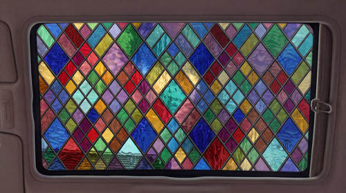 Diamond mosaic sunroof static - mosaic,