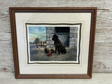 Ruane Manning Framed Art Print Play Instincts 34cm x 30cm Labradors Dog Painting
