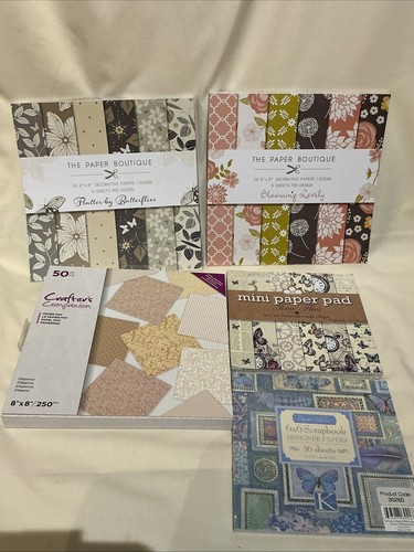 Five decorative paper pads - decorative,