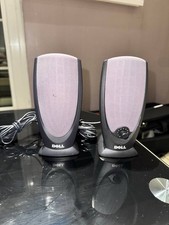 Dell A215 Tabletop Multimedia Speakers Black Wired 2-Ch Stereo for Computer PC