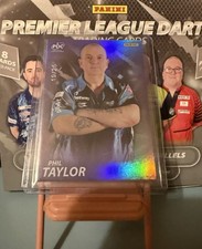Panini PDC Premier League Darts Phil Taylor Purple Parallel 19/25 Very Rare