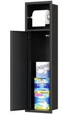 Neodrain Black Recessed Toilet