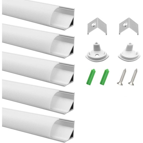 Led aluminum profile shape - v,