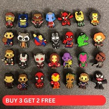 Super Hero  Shoe Charms for Clogs Superhero - Movie - Cartoon