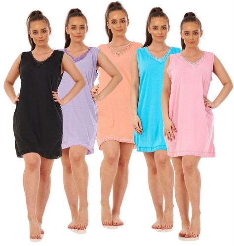 Ladies sleeveless nightwear - sleeveless,